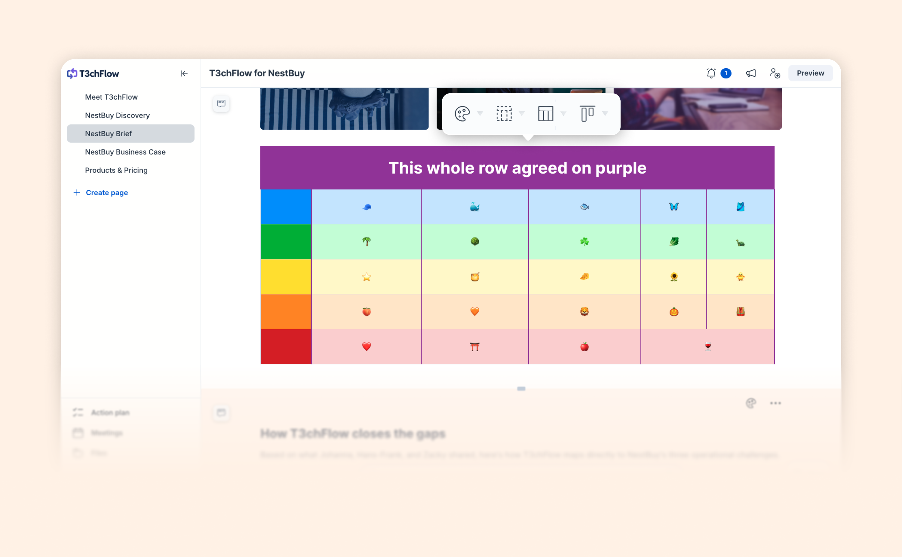 More control over how your tables look